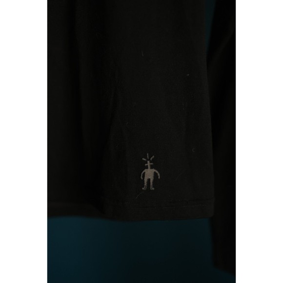 Smartwool woman's Black long sleeve with Gray Collar size S - Picture 3 of 8